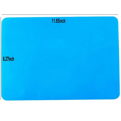 Silicone Mat for Resin Molds, 1 PCS 15.7" x 11.7" Playdough Mat, Silicone Mats for Crafts, Jewelry Resin Molds Mats, for Resin