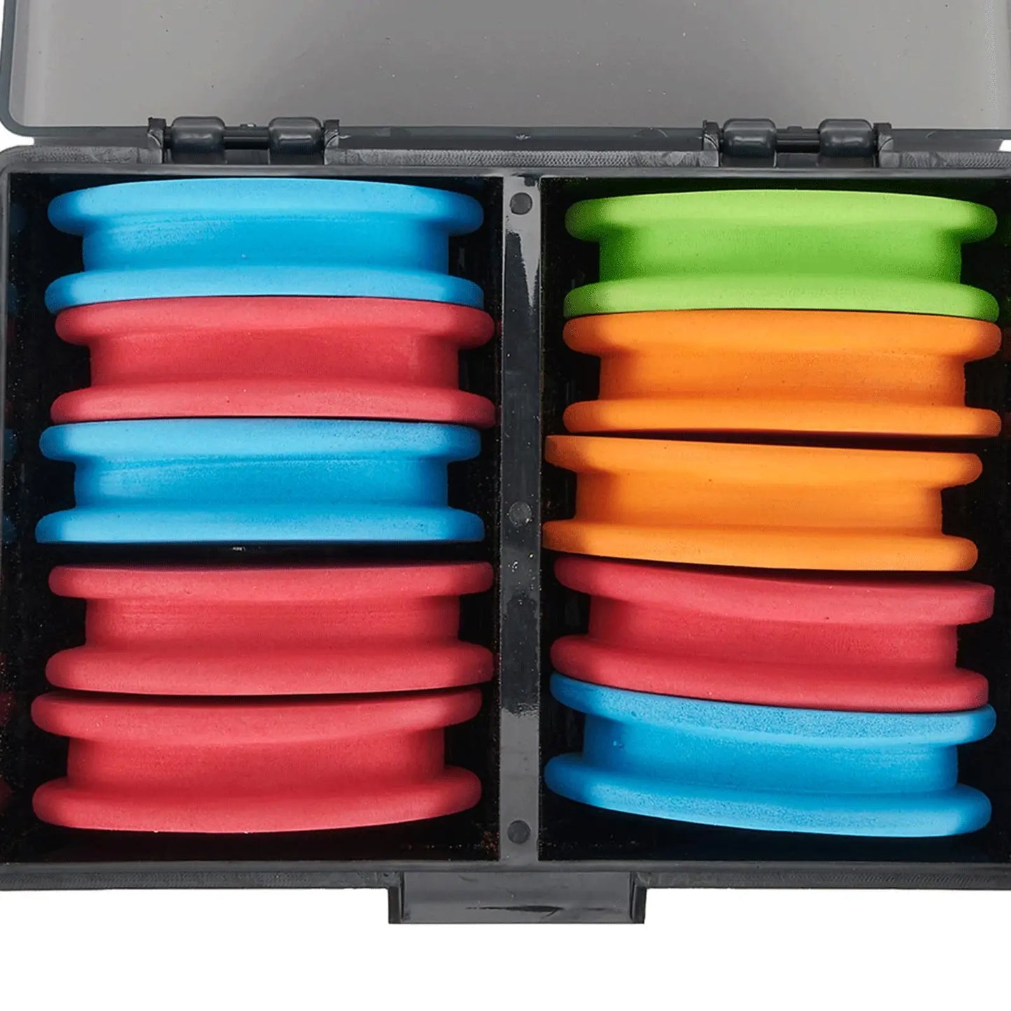 10pcs Fishing Line Winder Organizers Rig Winders In Storage Box Rig System Sea Fishing Tackle Boxes EVA WINDERS RIG Fishing Tool