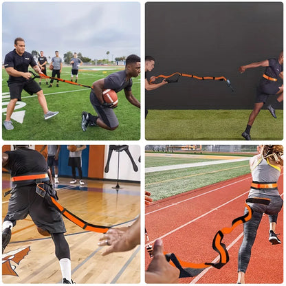 Speed Training Kit with Jump Rope Resistance Training Belt Resistance Band for Sprint Football Basketball Soccer Youth Adult