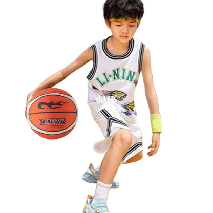 18/21/24cm Silent Basketball High-Resilience Training Foam Ball Size 3/5/7 Dribbling Basketball for Various Indoor Activities