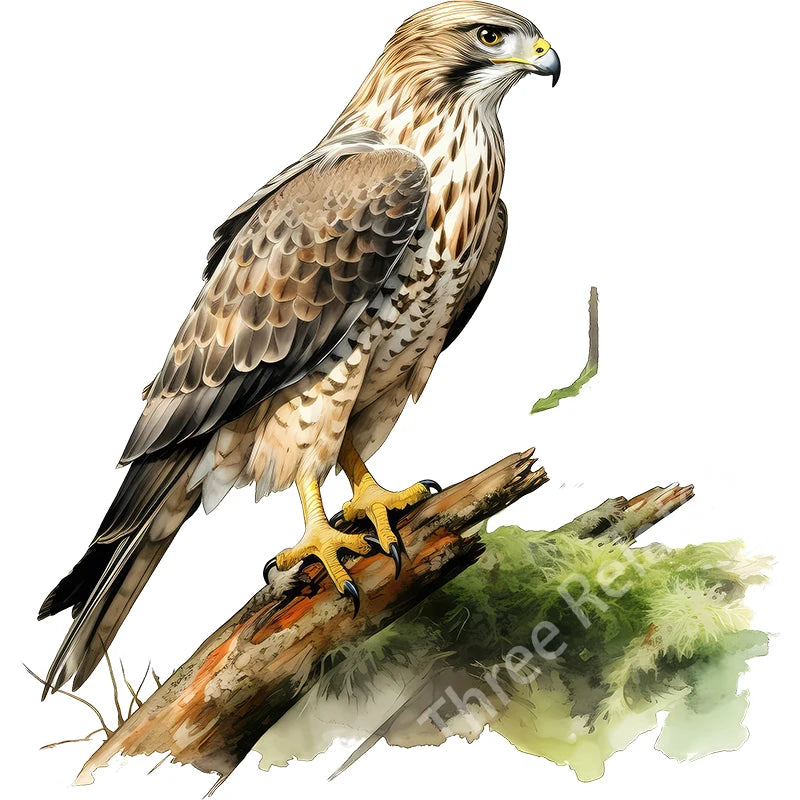 Three Ratels QN20 soaring eagle wall sticker art for home decoration