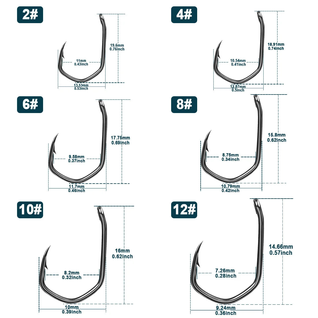 9KM 50~200Pcs PTFE Coating Sharp Fishing Hooks High Carbon Fishing Barbed Carp Hooks, Fishing Tackle Accessories