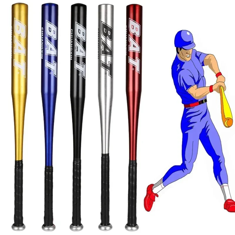 1pc 20 Inch Baseball Bats Aluminium Alloy Baseball Bat Sports Red Black,silver,blue to Mix
