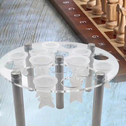 Chess Piece Mold Holder Acrylic Chess Piece Holder 5 Leg Supports Stand For Epoxy Resin Molds Chess Accessories For Casting