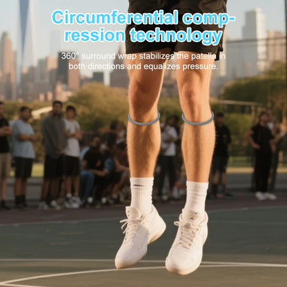 2Pcs Patella Strap Knee Brace Support Patella Stabilizer Knee Strap Support for Jumpers Soccer Tennis Exercise Basketball Sports