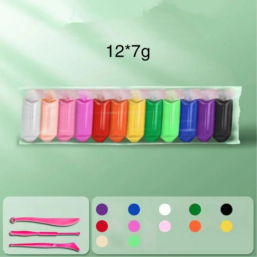 Clay Modeling Kit Sculpting Clay For Kids Non-stick Playdough Colorful Handmade Toys Craft Activities For Home Classroom School