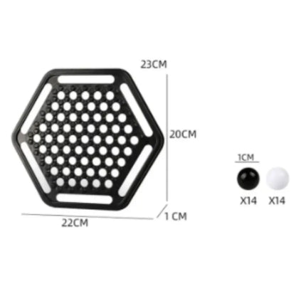 Strongman chess push-push chess parent-child interaction logic exercise children's strategy thinking black and white chess game