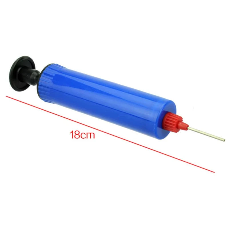 Mini Inflator Plastic Football Soccer Inflatable Ball Hand Air Pump Soccer Basketball Inflator Needle Soccer Balls Portable Pump