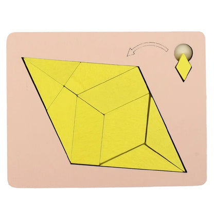 Wooden Puzzle Out of Nothing Wooden Board Kids Montessori 3d Learning Puzzle Early Educational Activity Boards Toys for Child