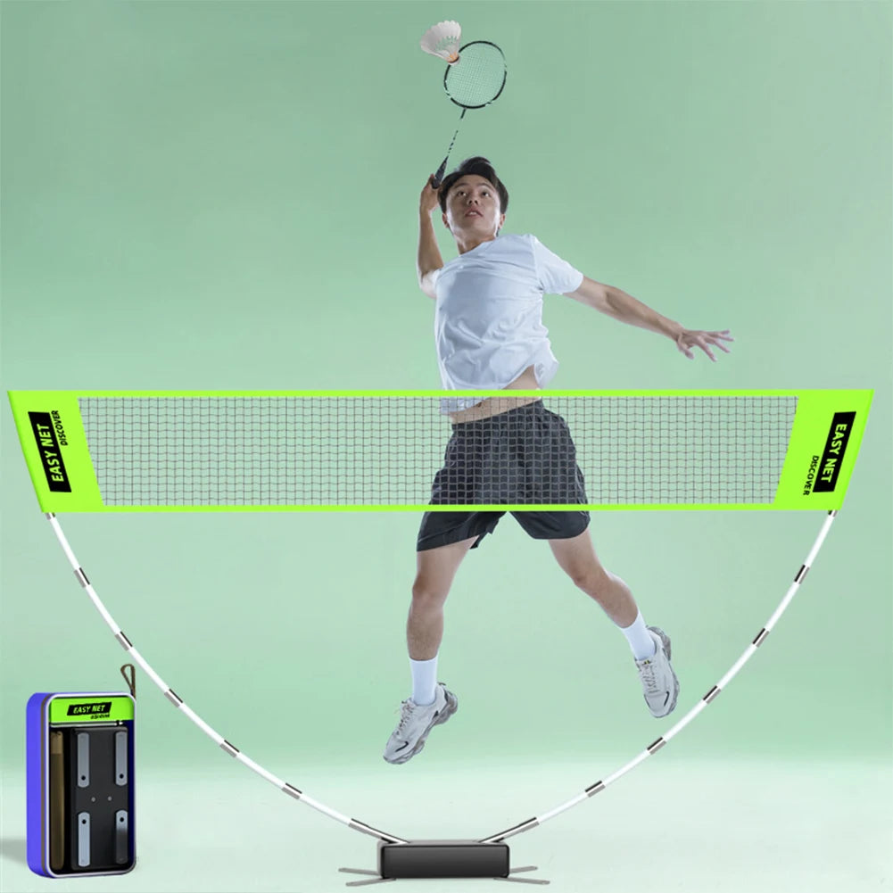 Professional Badminton Net Badminton Training Net Easy Setup Height Adjustable Volleyball Net for Court Backyard Beach