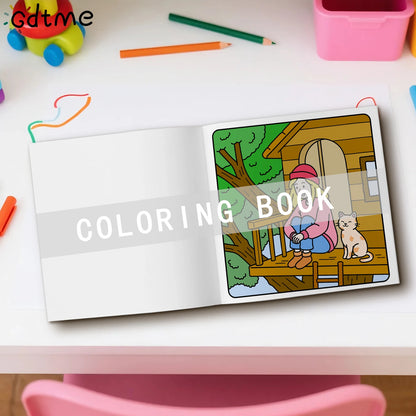 COZY  HOLIDAY Coloring Book for Adults Featuring Cute Cozy Daily Activities for Relaxation (Cozy Spaces Coloring) ﻿ ﻿