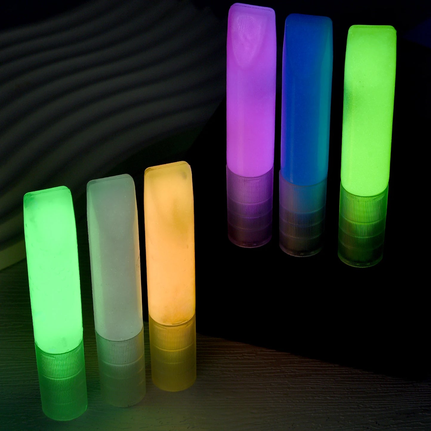 6ml Water-Based Luminous Paint Long Lasting Fluorescent Pigment Paint Glow In Dark Acrylic  Painting Water Color Artwork Party