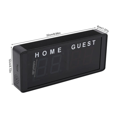 4-Digit LED Electronic Score Keeper Scoreboard with Remote for Badminton Volleyball Baseball Ping Pong Table Tennis