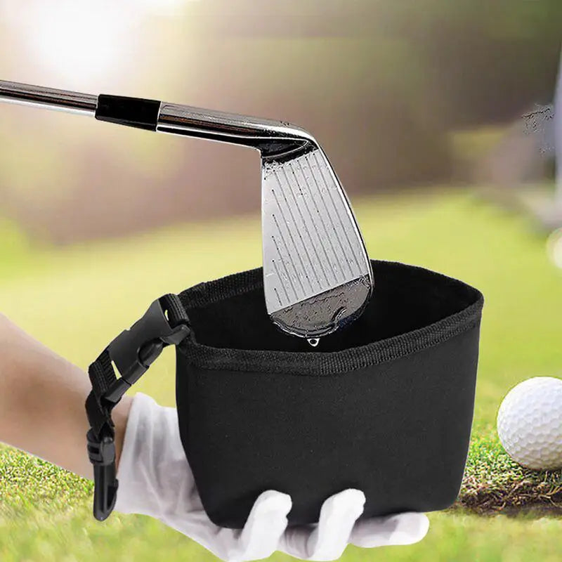 Golf Club Cleaning Bag With Detachable Clip Leak-Proof Golf Club Cleaner Easy-Clean Waterproof Golf Scrub Bags