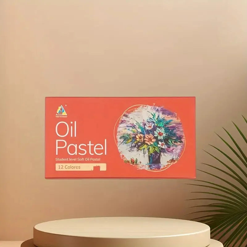 Professional Oil Pastels Set - Medium Point, High-Quality Soft Crayons for Artists, 12/24/36/48 Colors