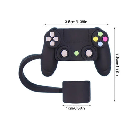 1pc Straw Topper Dust Proof Plugs Basketball Football Shape Covers Reusable Cute Soccer Ball Caps Baseball