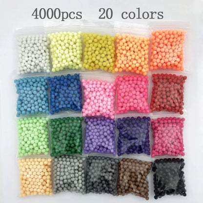 30color bag Beads Puzzle Crystal Color DIY magic Beads Water spray Ball Games 3D Handmade Magic Toy for Children