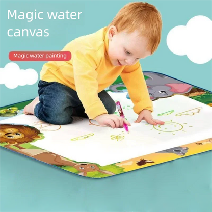 Magic Water Drawing Mat Extra Large Water Doodle Toy Set Painting Board Children Educational Toys Gift for Kids Multiple Size