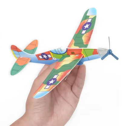 12Pcs Foam Airplane Toy Glider Planes for Kids Party Favors Birthdays Gifts Prize Airplane Model Outdoor Flying Toys