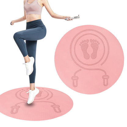 Outdoor Indoor Jump Rope Mat Shock Absorption And Sound Insulation Household Mute Blanket Thickening Fitness Sports Yoga Mat