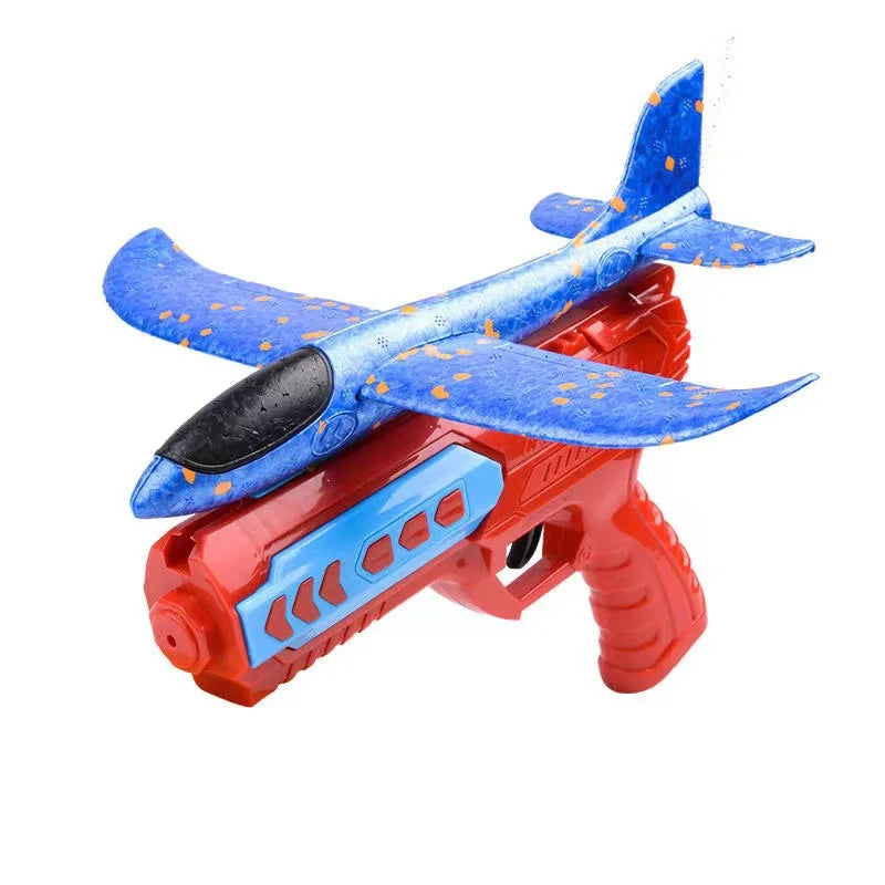 Children's Ejection Aircraft Toys Foam Aircraft Glider Parent-child Outdoor Games Toys Children's Gifts Foam Shooting Flying Toy