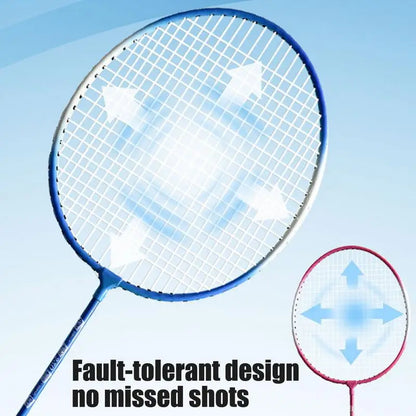 portable Badminton Set 1 Pair Lightweight Backyard Games Badminton With Carrying Bag And 3 Badminton Balls Team Sports Equipment