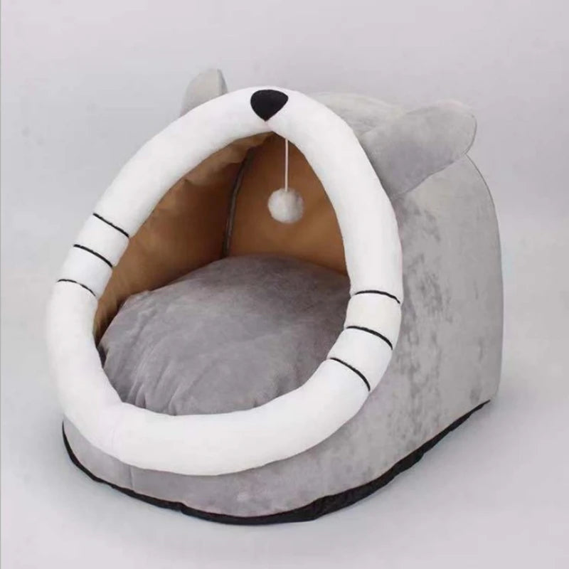 Washable pet lounger cushions, cat mat beds, warm and soft baskets, cozy warm cat kennels, house tents, small pet dogs
