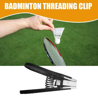 Starting Clamp Tennis Sports Starting Clamp Portable Alloy Tennis Ball Manual Starting Tools For Repairing Badminton Rackets
