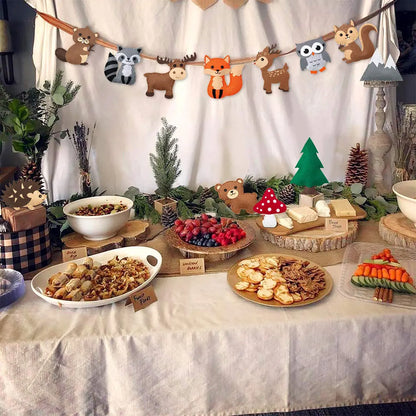 Woodland Animals Craft Kit Forest Creatures DIY Sewing Felt Plush Animals for Kids Early Educational Sewing Sensory Development