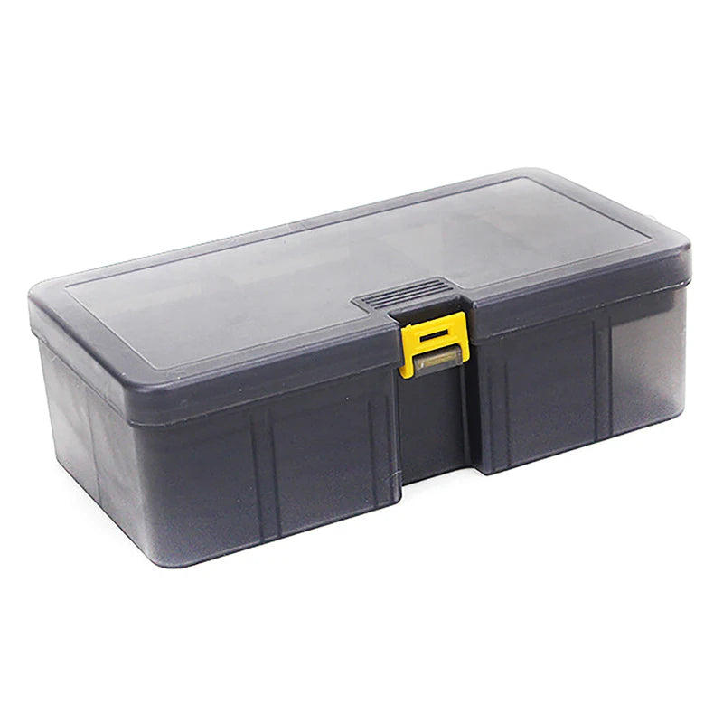 Fishing Box Gray Double Layer Fishing Gear Road Sub Box PP Material Plastic Tool Box for Fake Bait