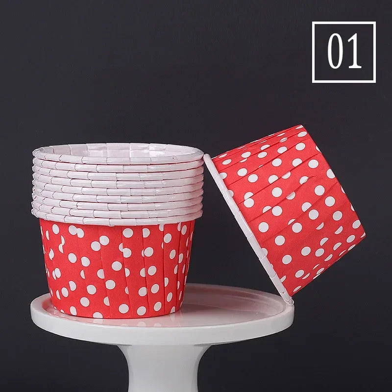 50pcs Large Size Paper for Cupcakes Muffin Cupcake Paper Cups Baking Cupcakes Paper or Wedding Party Oilproof Cake Wrapper