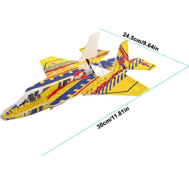 Foam Airplane Toys Rechargeable Throwing Foam Plane Flight Mode Glider Plane With Spinning Function Outdoor Flying Toy For Kids