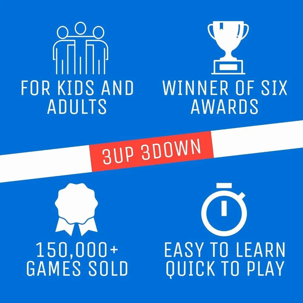 board game Win 3UP 3DOWN Card Game