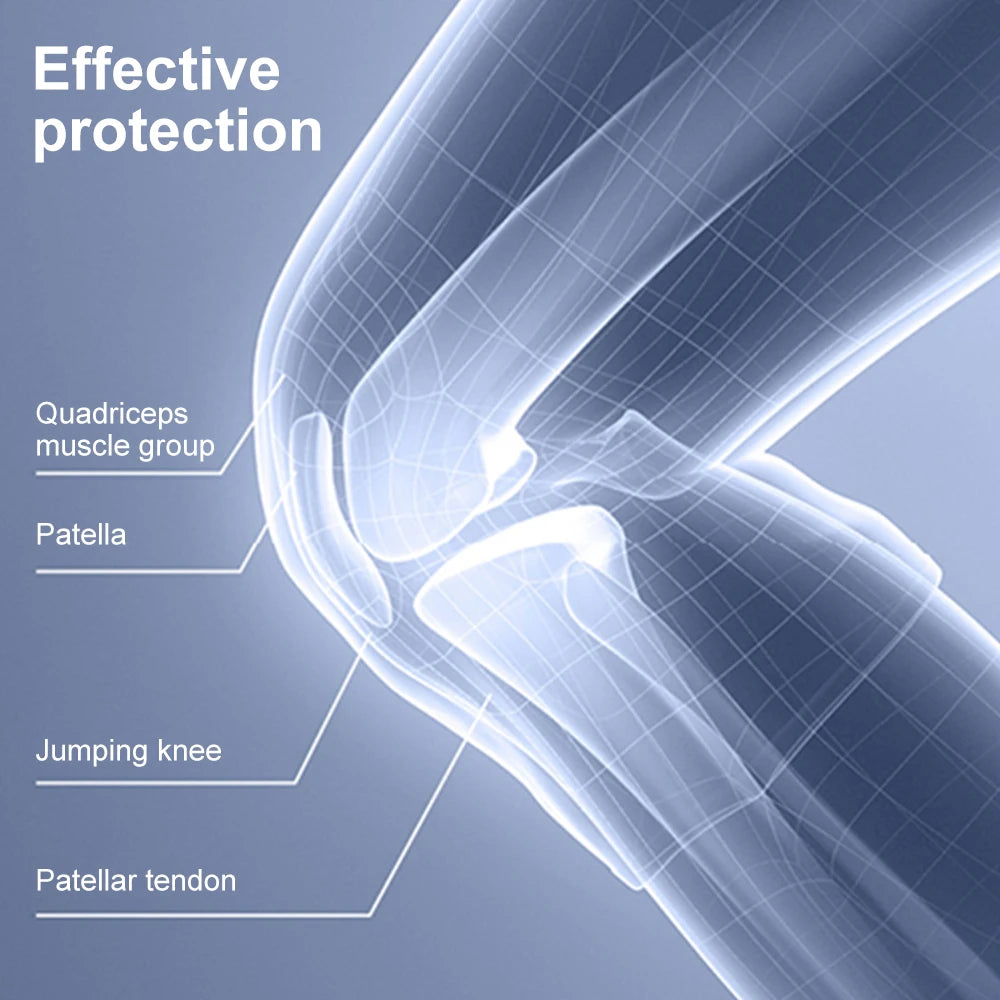 2Pcs Knee Patella Strap Elastic Silicone Knee Support Patella Stabilizer for Basketball Volleyball Tennis Jumping Sports