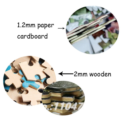 Disney Mickey Mouse and Friends Puzzles 108/200/300/500/1000 Pieces Disney Castle Jigsaw Puzzles Intelligence Game Toys