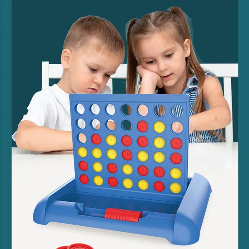 Connect 4 In A Line Board Game Children's Educational Toys Classic Party Chess Family Toy Early Educational Puzzle Thinking Gift