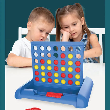 Connect 4 In A Line Board Game Children's Educational Toys Classic Party Chess Family Toy Early Educational Puzzle Thinking Gift
