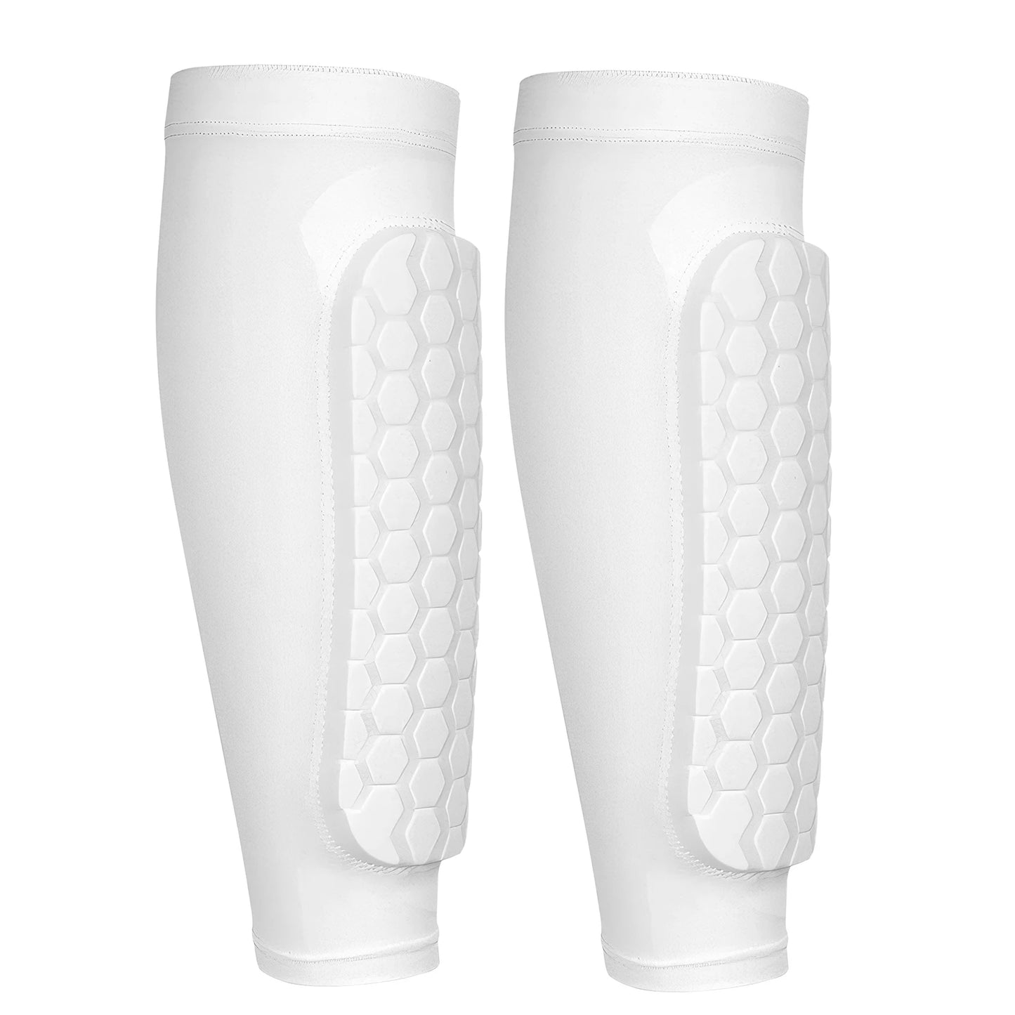 Soccer Shin Pads with Honeycomb Pads Football Shin Pads Ergonomic Lightweight Calf Protective Gear for Kids Youth Adults