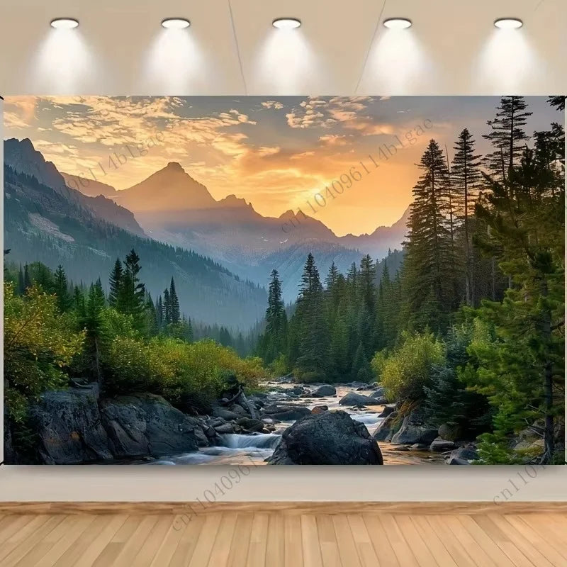 Sunset Tapestry Nature Landscape Home Decoration Aesthetic Dorm Decor Art Decorative Wall Tapestries