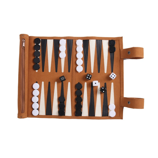 New Backgammon Board Game Portable Backgammon Sets for Adults Travel Games Adult Roll Design Children'S Puzzle Game Board