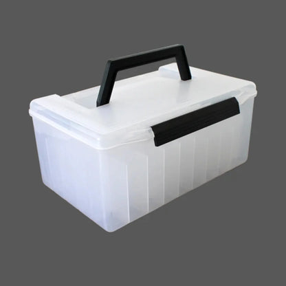 [ "Hard Plastic Fishing Tackle Organizer Box Minnow Squid Jig Bait Container", "Sea Egi Box Organizer for Fishing Tackle Lure To