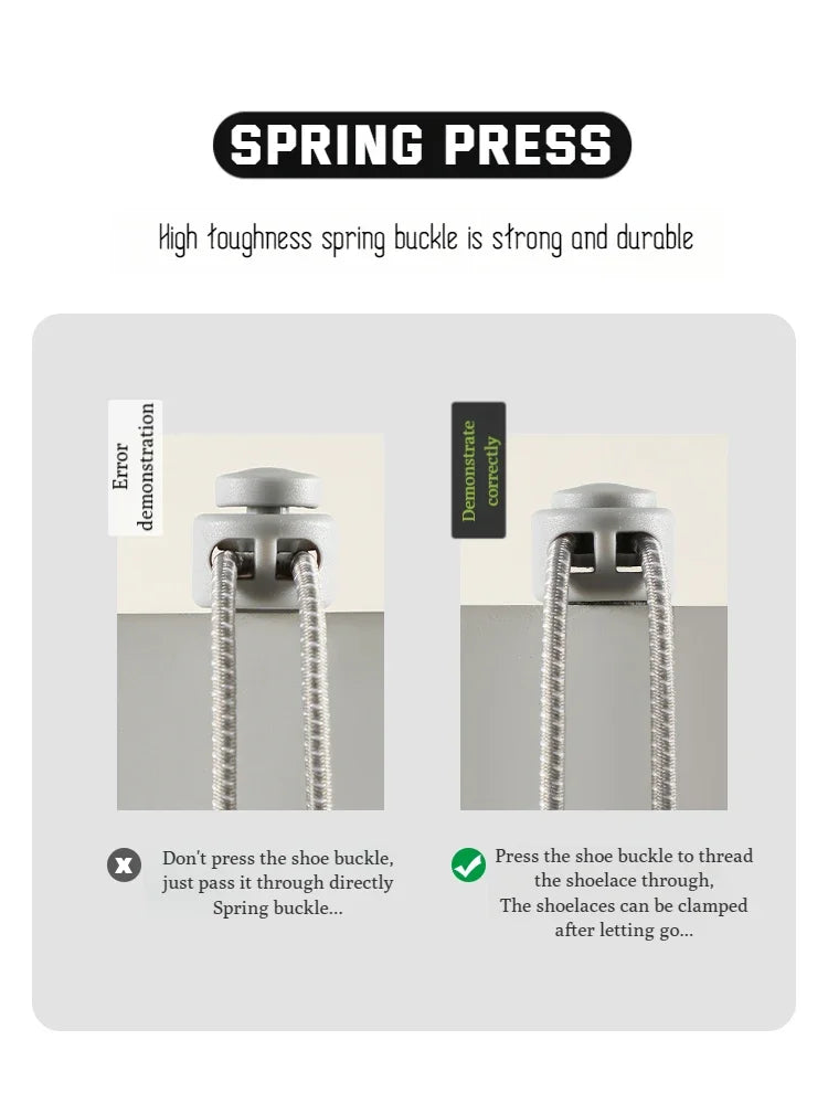 NEW Elastic Round Tennis Laces Without Ties Shoelaces Sneakers Quality Lock Shoe Laces Adult Kids Rubber Bands for Shoes 1Piar