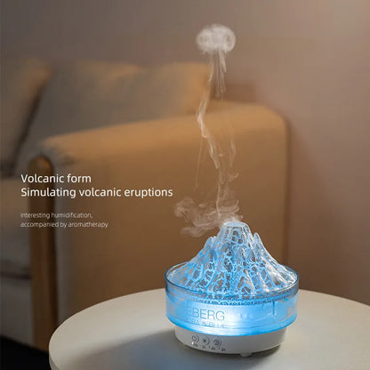2024 New Simulated Volcano Crack Humidifier Large Capacity Colorful Night Light Aromatherapy Diffuser Household Spread Perfume