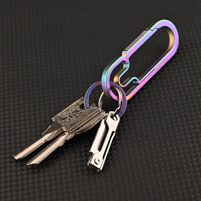 Outdoor Mini Folding Knife Portable Stainless Steel Survival Pocket Knife Camping Backpack Keychain Pendant Camping Hiking Tools