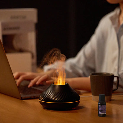 Volcano Aromatherapy Diffuser Portable Desktop Essential Oil Aroma Diffuser Home Air Humidifier Purifier Freshener