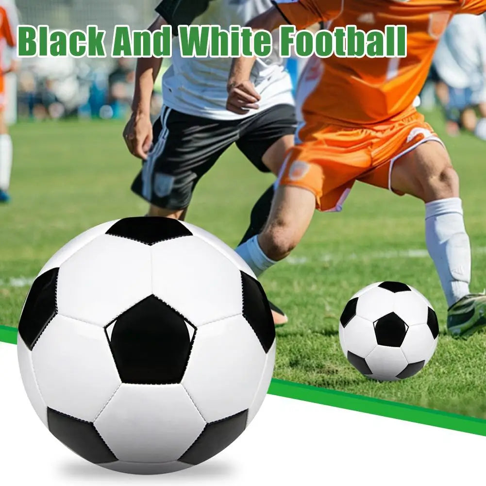 Size 5 Professional Training Soccer Balls PU Leather Black White Football Soccer Balls Goal Team Atch Training Balls