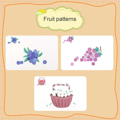 Children's Finger Print Ink Game Kindergarten DIY Graffiti Toys