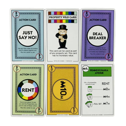 Monopoly Deal Card Game Family Gathering Friends Party Board CLUEDO Game