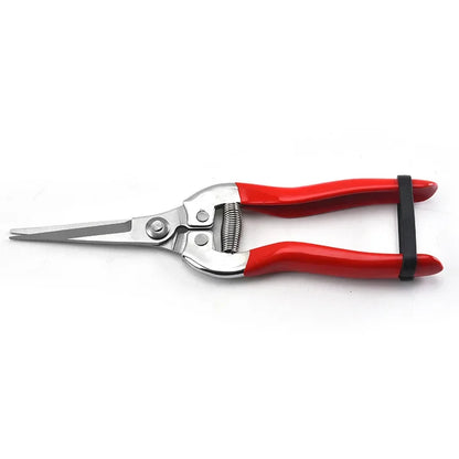 Stainless Steel Pruning Scissors Gardening Scissors Household Fruit Picking Grape Scissors Garden Branch Pruning Tools