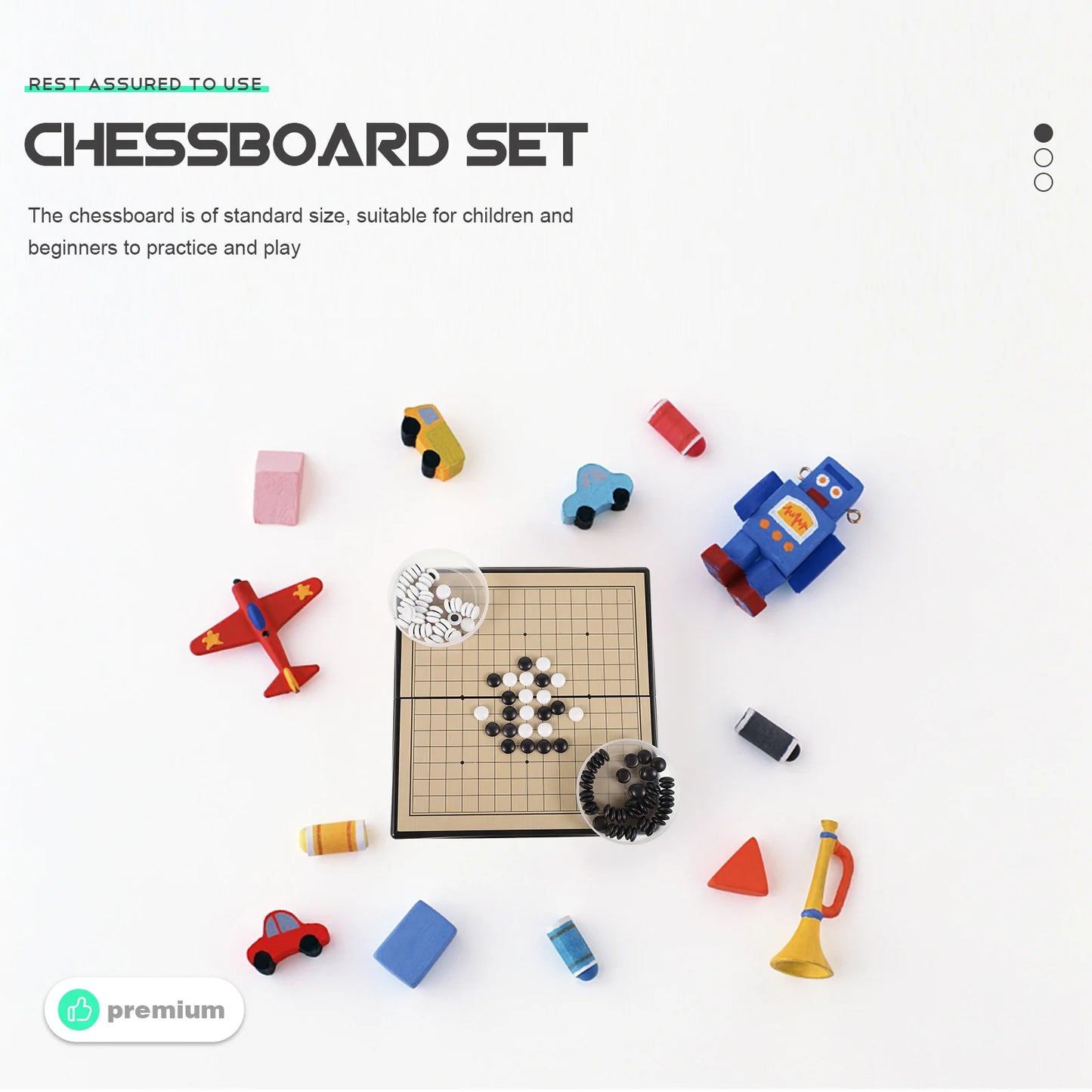 Game Boards for Adults Chess Kit Checkerboard Go Portable Chinese Plastic Games Checkers